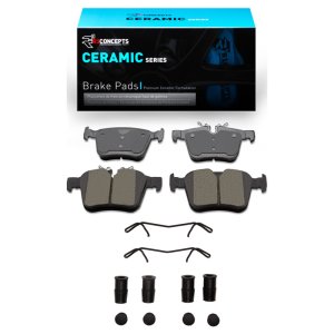 Jaguar I-Pace Brake Pads - Rear - R1 Concepts - R1 Ceramic Pads & Hardware Kit - `15-`25